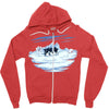 no bowling!!! Zipper Hoodie
