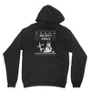 christmas funny dog &amp; snowman Hoodie