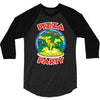 pizza party 3/4 Sleeve Shirt