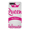 queens are born in february iPhone 7 Plus Case