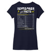 September Girl Facts Libra Women's V-Neck T-Shirt