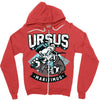 polar bear hunting Zipper Hoodie