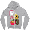 camp crystal flakes Zipper Hoodie