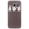 peace love rock funny Samsung Galaxy S7 Edge