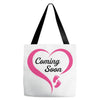 Coming Soon Baby Girl Tote Bags