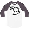 huh dinosaur 3/4 Sleeve Shirt