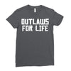 outlaws for life Ladies Fitted T-Shirt