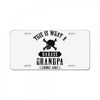 This is What a Badass Grandpa Looks Like License Plate