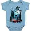 shark forest Baby Onesie