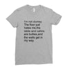 i'm not clumsy Ladies Fitted T-Shirt
