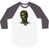 zombie brain out 3/4 Sleeve Shirt