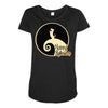 happy scottie halloween! Maternity Scoop Neck T-shirt