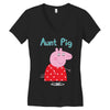 peppa pig aunt pig Women's V-Neck T-Shirt