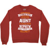 Super Cool Aunt Of A Freaking Awesome Nephew Crewneck Sweatshirt