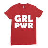 girl power Ladies Fitted T-Shirt