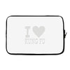 i love kung fu Laptop sleeve