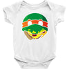 pizza turtle Baby Onesie