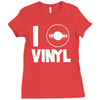 i love vinyl Ladies Fitted T-Shirt