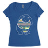 bunny rabbit in Women's Triblend Scoop T-shirt
