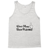 Want More Beer Please Black Tank Top