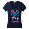 I Don't Need Therapy Just to Go Cruising Women's V-Neck T-Shirt