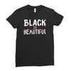 black is beautiful Ladies Fitted T-Shirt