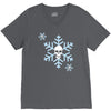 skull snowflakes alternative christmas jumper V-Neck Tee