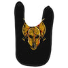 skull spartan Baby Bibs