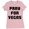 pray for las vegas Ladies Fitted T-Shirt