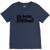 life begins after coffee V-Neck Tee