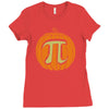 pumpkin pi Ladies Fitted T-Shirt