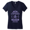 I am a Hodgkins Cancer Survivor - What's Your Superpower? Women's V-Neck T-Shirt