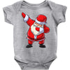 Santa Dabbing Baby Onesie