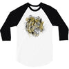tiger roar scratch 3/4 Sleeve Shirt