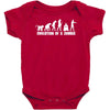 evolution of a zombie Baby Bodysuit