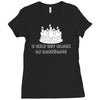 i only get blown on birthdays Ladies Fitted T-Shirt