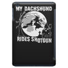 my dachshund rides shotgun iPad Mini