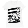 alcohol blanc Ladies Fitted T-Shirt