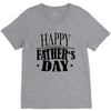 happy father day greeting V-Neck Tee