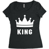 King Women's Triblend Scoop T-shirt