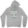 Love Actually Is All Around Ugly Christmas for dark Unisex Hoodie