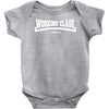 working class logo Baby Onesie