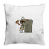 boba selfie Throw Pillow
