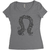 greedy caterpillar Women's Triblend Scoop T-shirt
