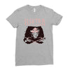 crimson red Ladies Fitted T-Shirt