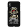 I'm A Veteran Granddad T Shirt iPhoneX