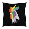 rooster pride Throw Pillow