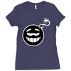 smile bomb Ladies Fitted T-Shirt