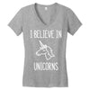 i believe in unicorns 2 Women's V-Neck T-Shirt