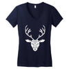 poly deer Women's V-Neck T-Shirt